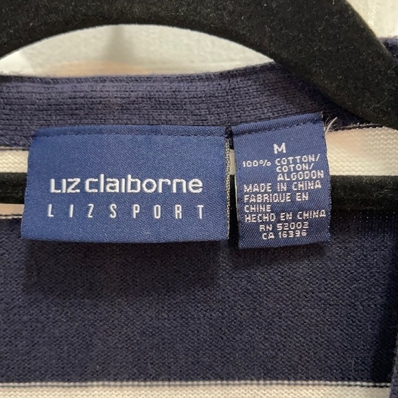 Liz Claiborne V Neck Button Down Cardigan - Medium - Picture 2 of 7